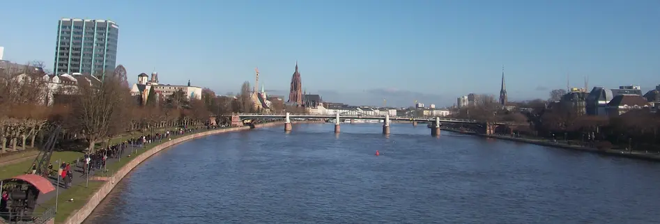 Photo of the old town in Frankfurt.