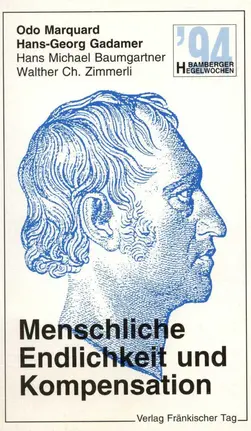 Buchcover von "Menschliche Endlichkeit und Kompensation"