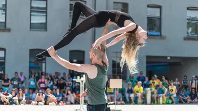 Auftritt von Sport-Studierenden an der ERBA