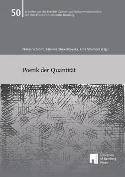 book cover of "Poetik der Quantit?t"