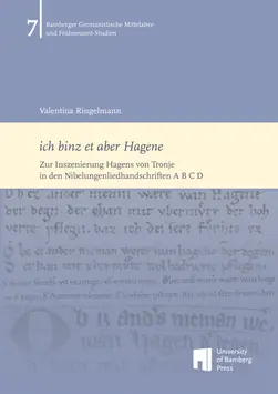 book cover of "ich binz et aber Hagene" 