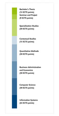 Overview of the degree programme's module groups C more details can be found in the study and subject examination regulations