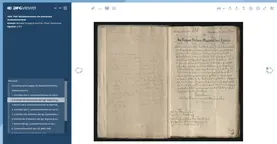 Screenshot Archivale im DFG-Viewer