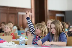 Bamberg; Kinder Uni ?ber Schulen im Kongo; Foto: Barbara Herbst