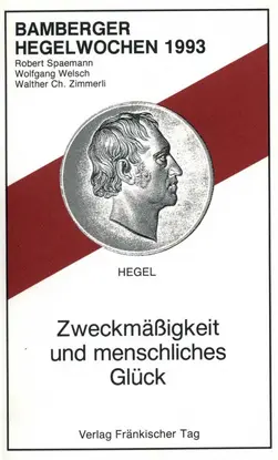 Buchcover von "Zweckm??igkeit und menschliches Glck"