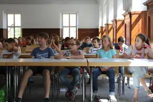 Bamberg; Kinder Uni ?ber Schulen im Kongo; Foto: Barbara Herbst