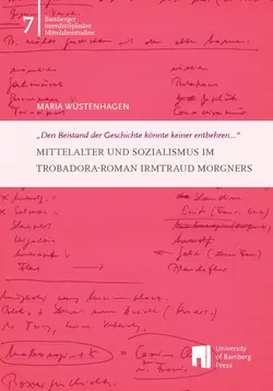 Buchcover von "?Den Beistand der Geschichte k?nnte keiner entbehren ..." : Mittelalter und Sozialismus im "Trobadora"-Roman Irmtraud Morgners"