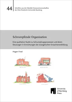 book cover of "Schrumpfende Organisation"