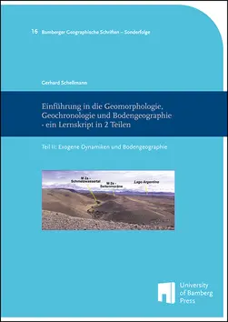 book cover of "Einfhrung in die Geomorphologie, Geochronologie und Bodengeographie - ein Lernskript in 2 Teilen : Teil II: Exogene Dynamiken und Bodengeographie"